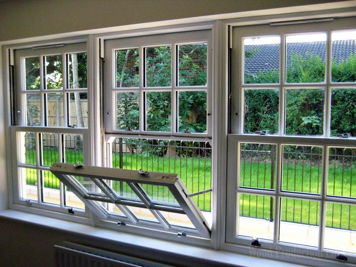 Timber sash windows